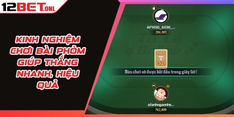 Kinh Nghiệm Chơi Bài Phỏm